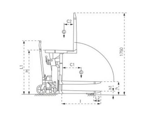 Senna Palletkantelaar manueel - 1000kg